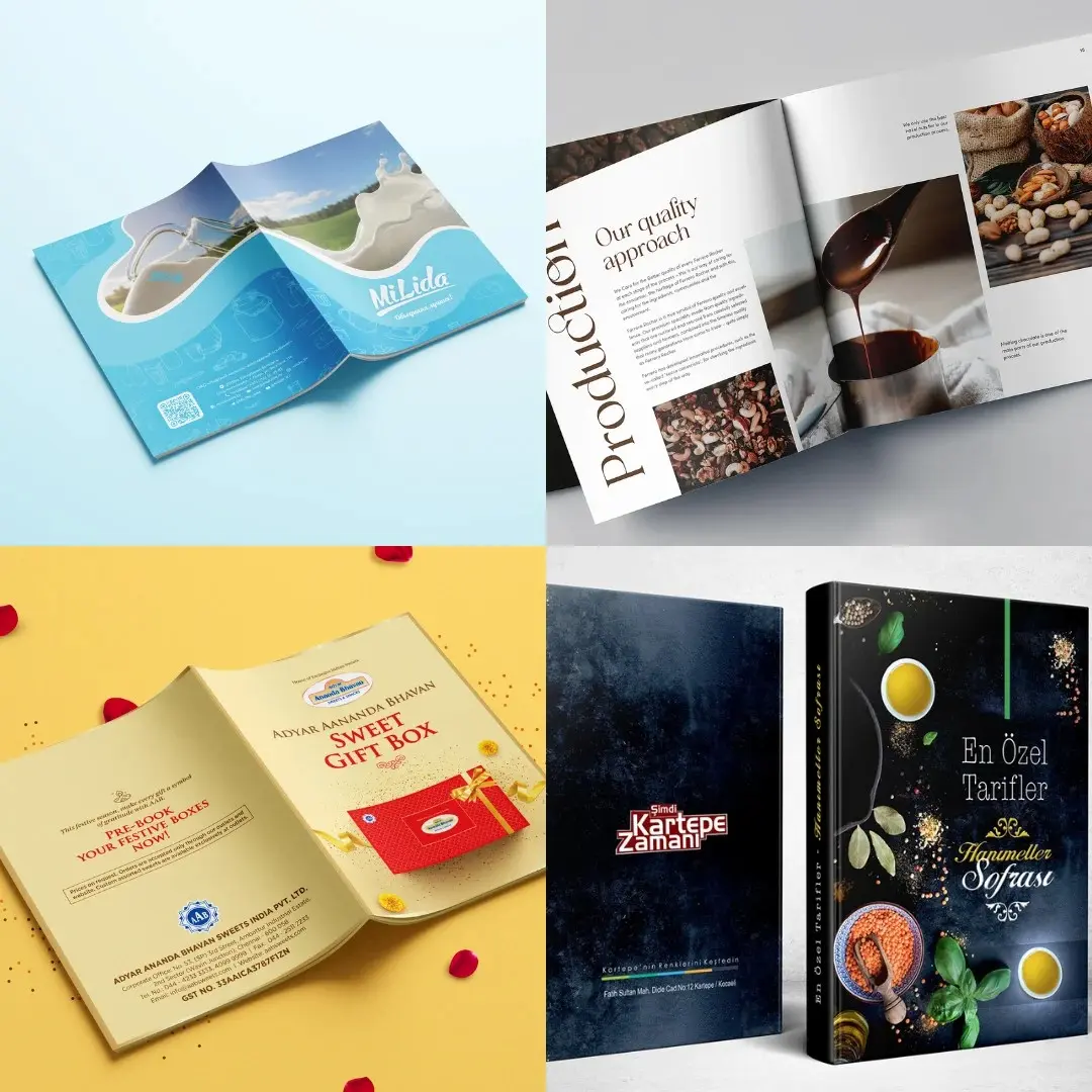 food catalogue design