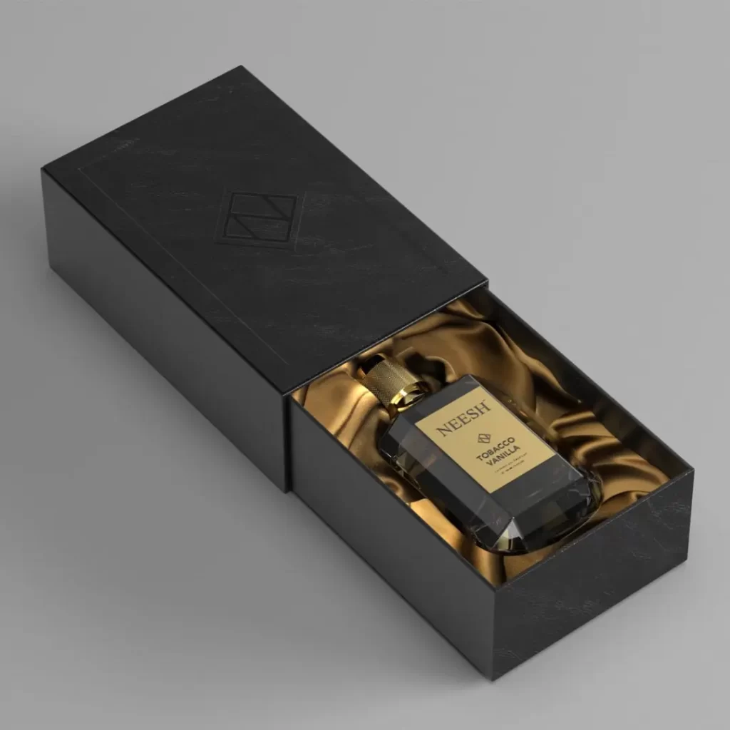 Black Perfume Packaging Design