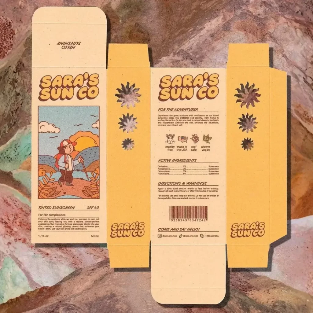 Box packaging design