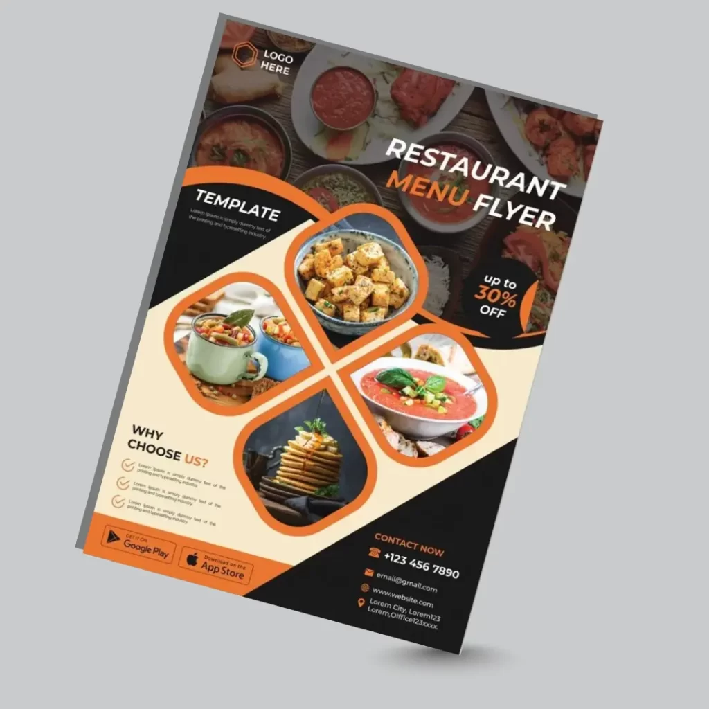 Effective food flyers