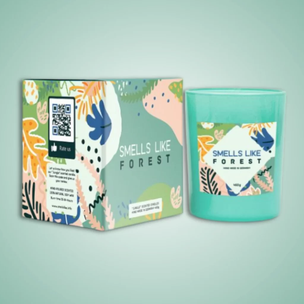 Packaging design with QR