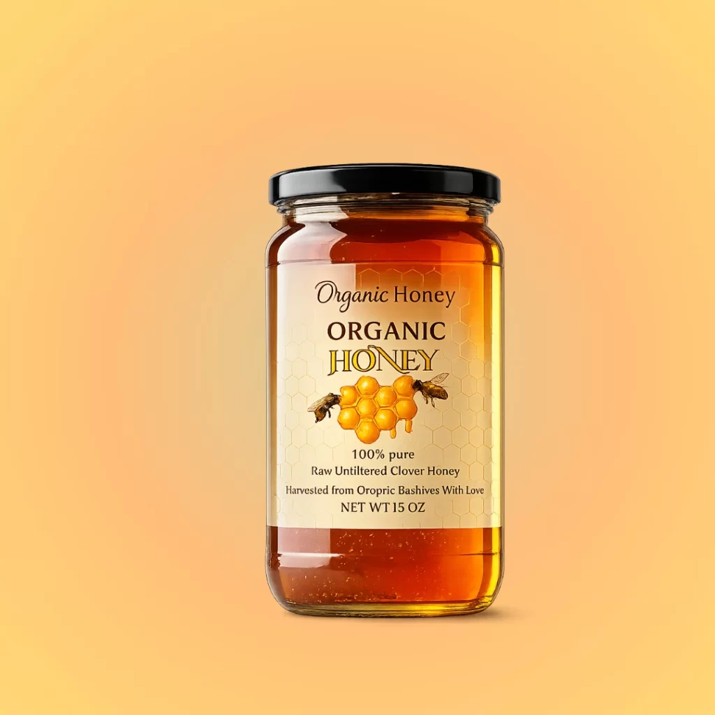 Transparent and Clear Jar Labels Design