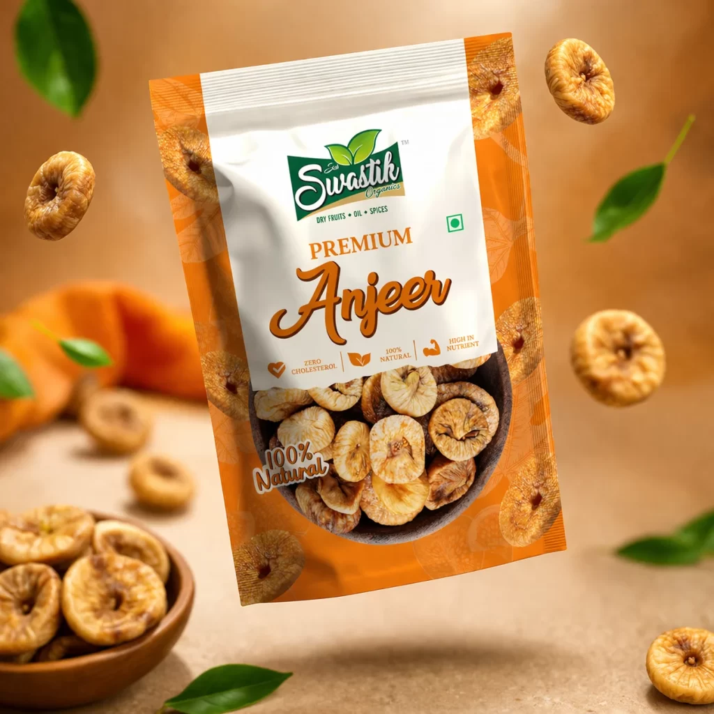 Sai Swastic Anjeer Standup Pouch Design By Artexpress